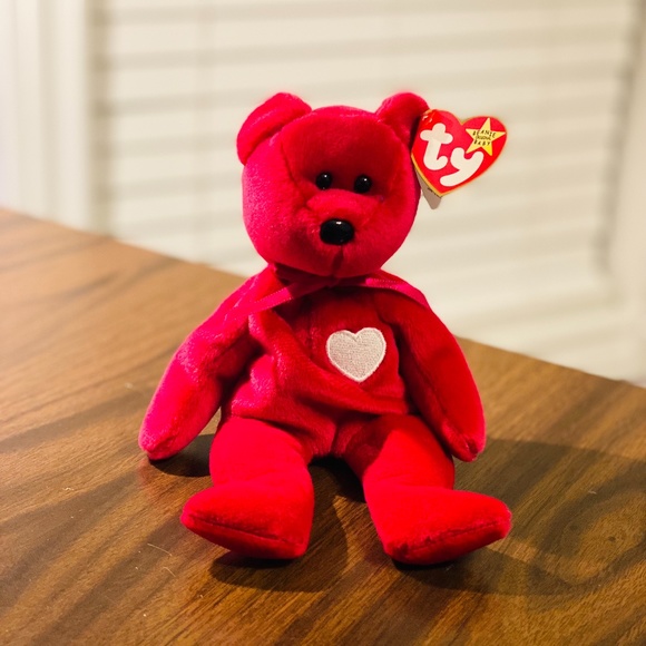 Ty Beanie Baby Valentina Bear - Never Played With - Picture 1 of 1
